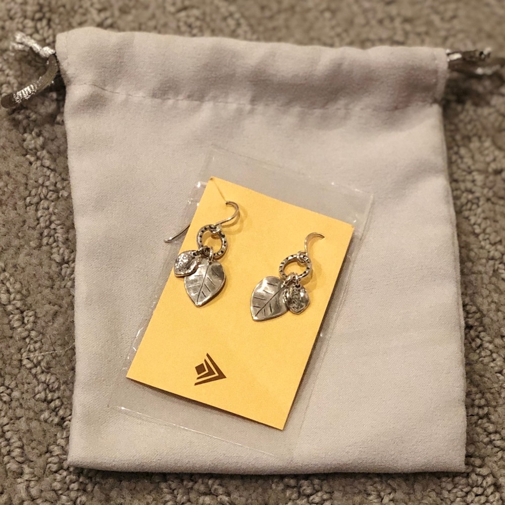 Silpada Leaf Drop Earrings